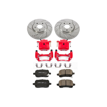 PowerStop Front Z23 Evolution Sport Brake Kit w/Calipers | Chevrolet Malibu (2004–2008) (KC1610A)