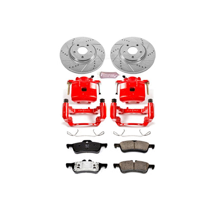 PowerStop Front Z23 Evolution Sport Brake Kit w/ Calipers | Chevrolet Cobalt (2007) (KC1614)