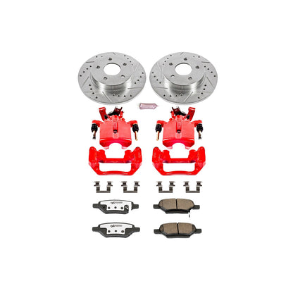 PowerStop Rear Z26 Street Warrior Brake Kit w/ Calipers | Chevrolet Cobalt (2005–2007) (KC1616-26)