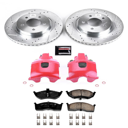 PowerStop Front Z23 Evolution Sport Brake Kit w/ Calipers | Chrysler 300M (1999–2004) (KC1692)