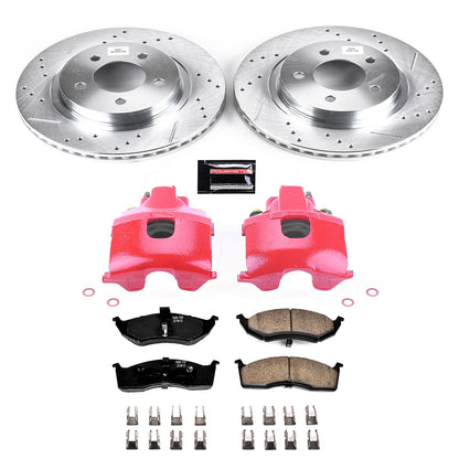 PowerStop Front Z23 Evolution Sport Brake Kit w/ Calipers | Chrysler Concorde 1998–2004 (KC1694)