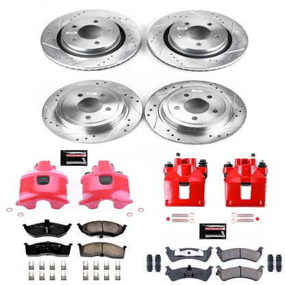 PowerStop Front Z23 Evolution Sport Brake Kit w/ Calipers | Chrysler 300M (1999–2002) (KC1700)