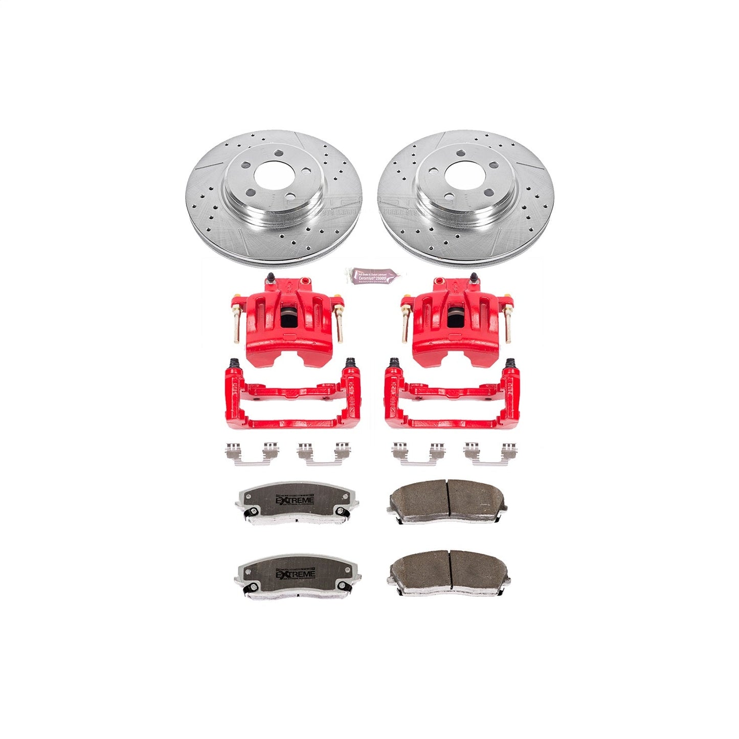 PowerStop Front Z26 Street Warrior Brake Kit w/ Calipers | Chrysler 300 (2005–2011) (KC1714-26)