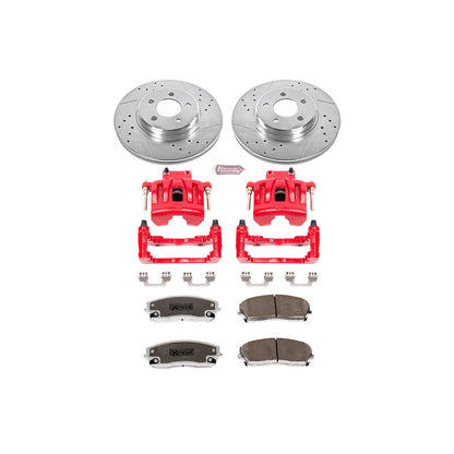 PowerStop Front Z26 Street Warrior Brake Kit w/ Calipers | Chrysler 300 (2005–2011) (KC1714-26)