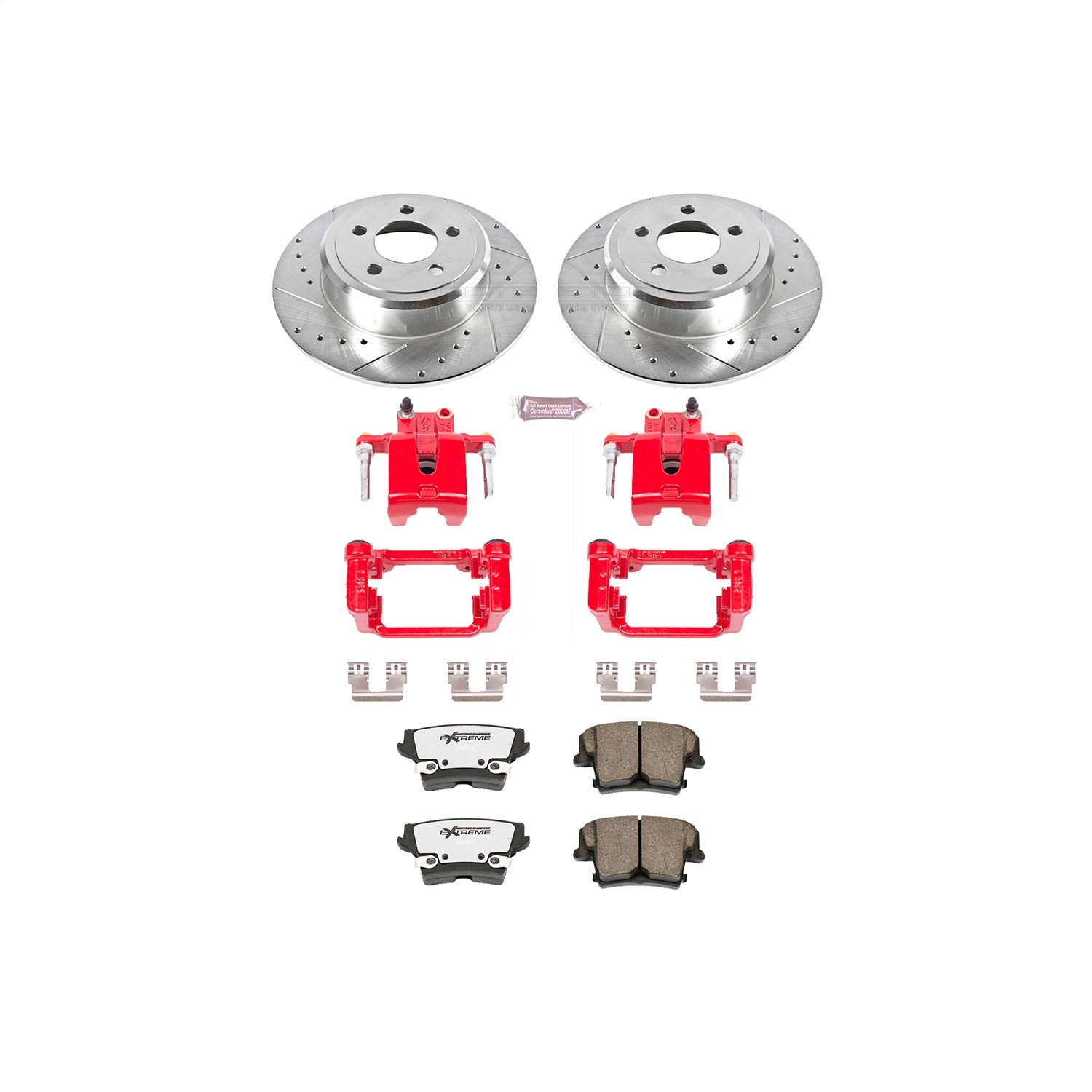PowerStop Rear Z26 Street Warrior Brake Kit w/ Calipers | Chrysler 300 (2005–2019) (KC1719-26)