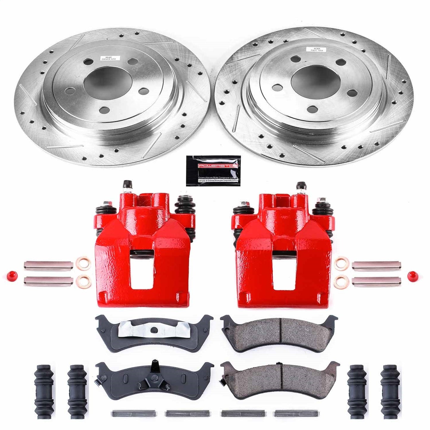 PowerStop Rear Z23 Evolution Sport Brake Kit w/ Calipers | Ford Explorer Sport (2003) (KC1770)