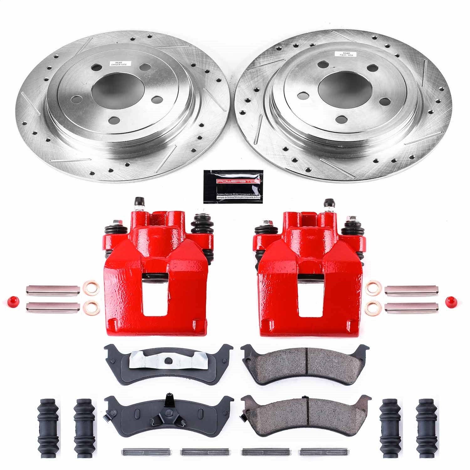 PowerStop Rear Z23 Evolution Sport Brake Kit w/ Calipers | Ford Explorer Sport (2003) (KC1770)