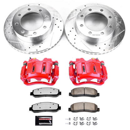 PowerStop Front Z36 Truck & Tow Kit w/ Calipers | Ford F-350 Super Duty (2005–2010) (KC1781-36)