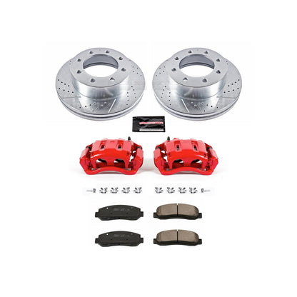PowerStop Front Z23 Evolution Kit w/ Calipers | Ford F-450 Super Duty (2010–2012) (KC1781A)
