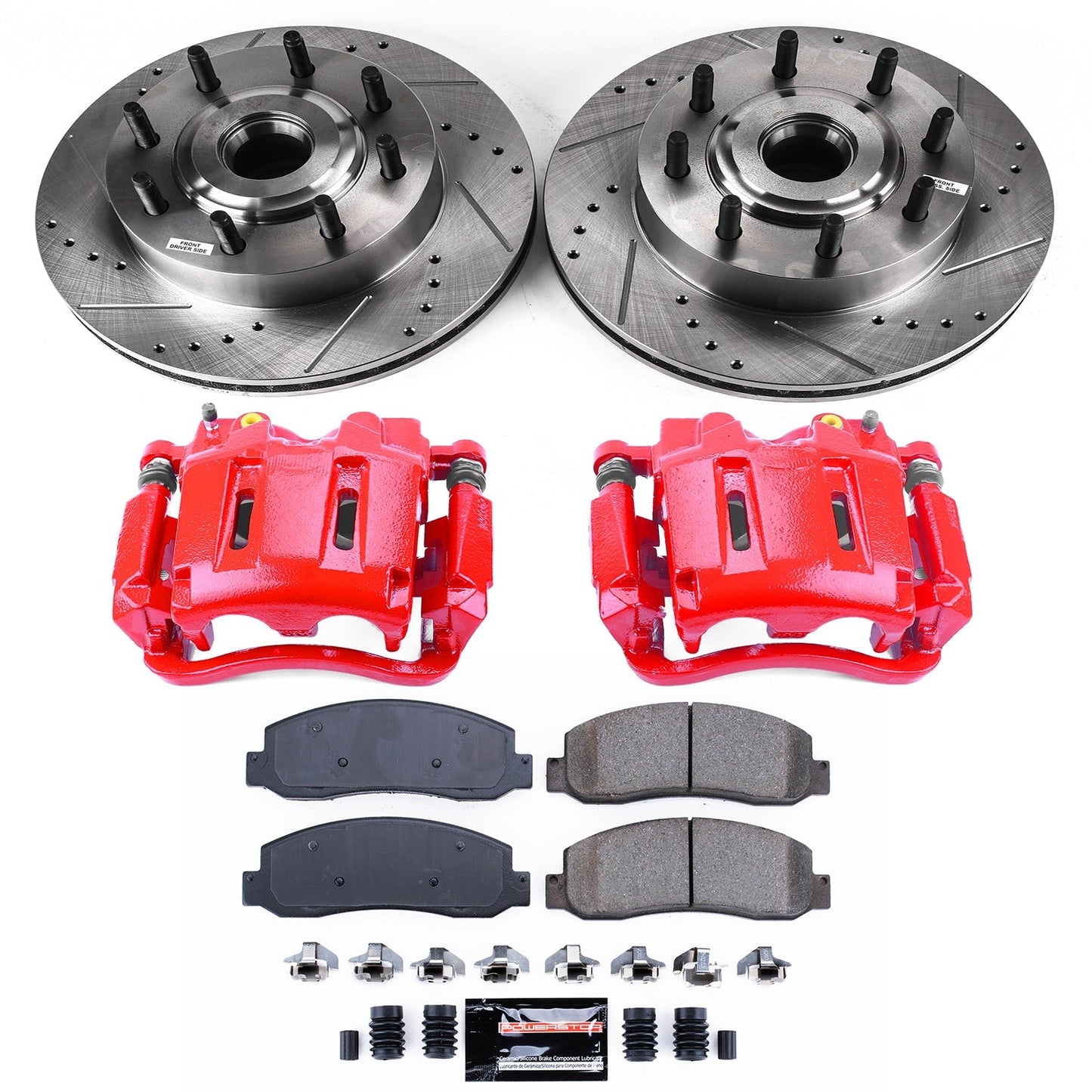 PowerStop Front Z23 Evolution Kit w/ Calipers | Ford F-250 Super Duty (2005–2007) (KC1796)
