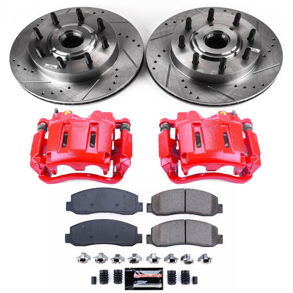 PowerStop Front Z23 Evolution Kit w/ Calipers | Ford F-250 Super Duty (2005–2007) (KC1796)
