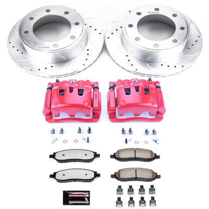 PowerStop Rear Z36 Truck & Tow Kit w/ Calipers | Ford F-350 Super Duty (2005–2007) (KC1799-36)