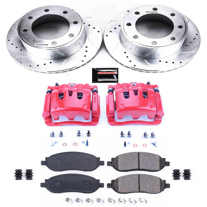 PowerStop Rear Z23 Evolution Sport Brake Kit w/ Calipers | Ford F-250 Super Duty (2005–2007) (KC1799)