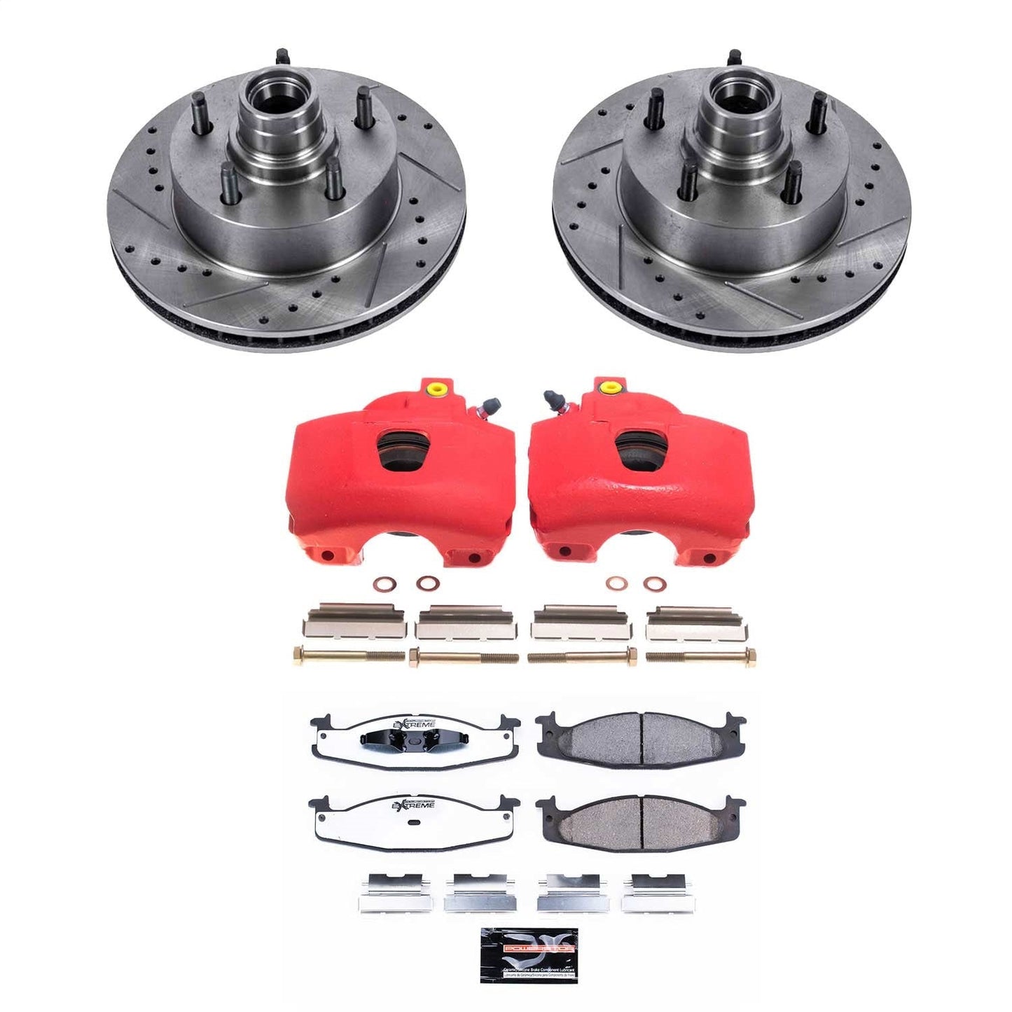 PowerStop Front Z36 Truck & Tow Kit w/ Calipers | Ford F-150 (1994–1996) (KC1831-36)