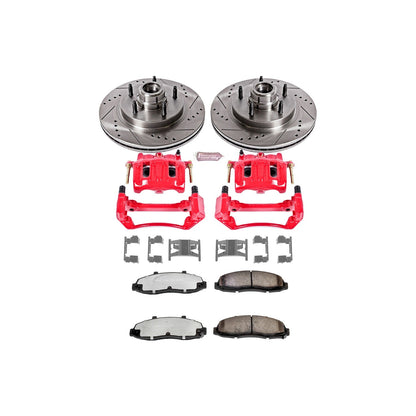 PowerStop Front Z36 Truck & Tow Kit w/ Calipers | Ford F-150 (1997–1998) (KC1863-36)