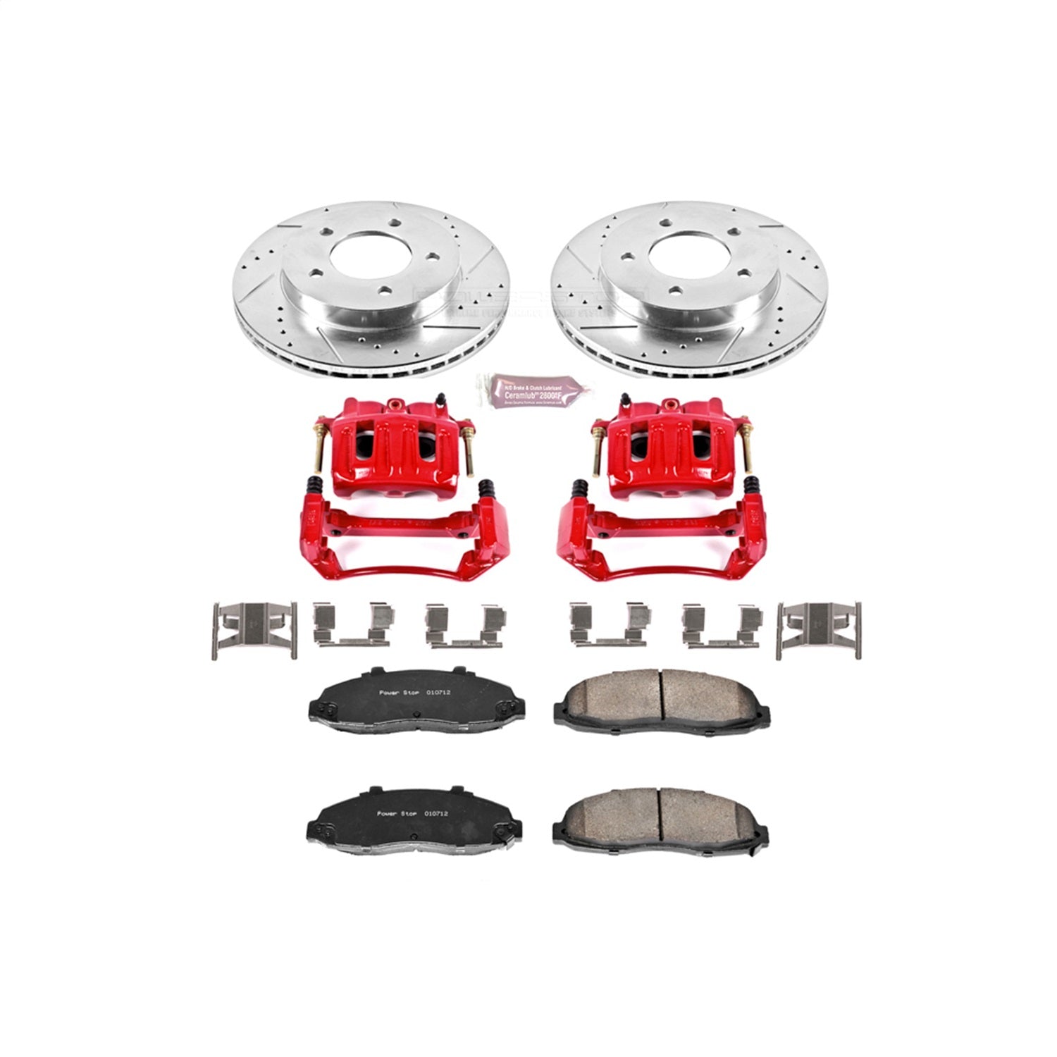 PowerStop Front Z23 Evolution Sport Brake Kit w/ Calipers | Ford F-150 (1999–2003) (KC1866A)
