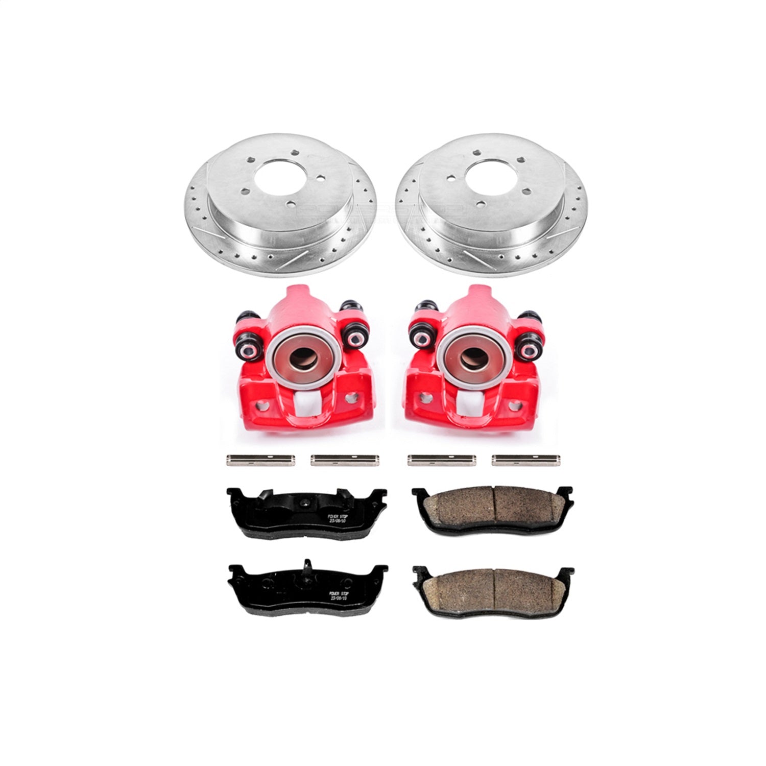 PowerStop Rear Z23 Evolution Sport Brake Kit w/ Calipers | Ford Expedition (1997–2000) (KC1872)