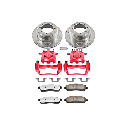 PowerStop Rear Z36 Truck & Tow Kit w/ Calipers | Ford F-350 Super Duty (1999–2000) (KC1889-36)