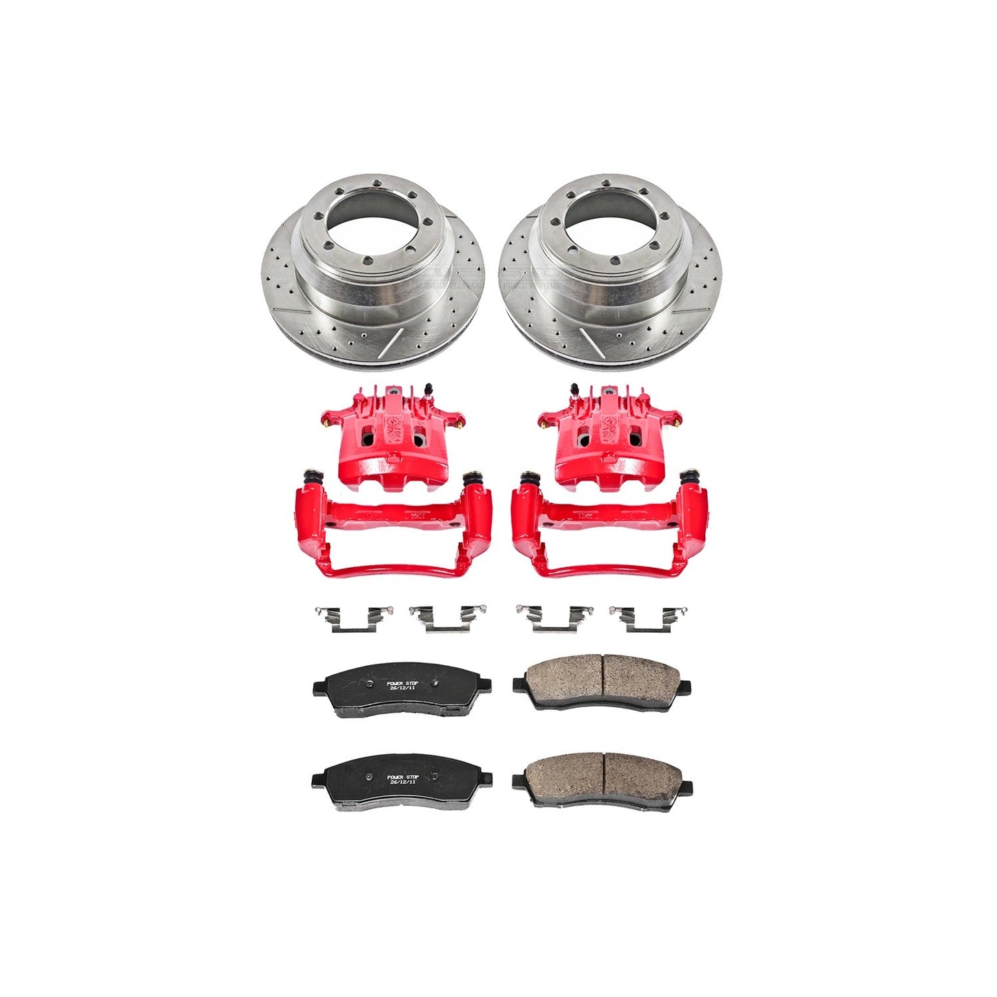 PowerStop Rear Z23 Evolution Sport Brake Kit w/ Calipers | Ford F-350 Super Duty (1999–2000) (KC1889)