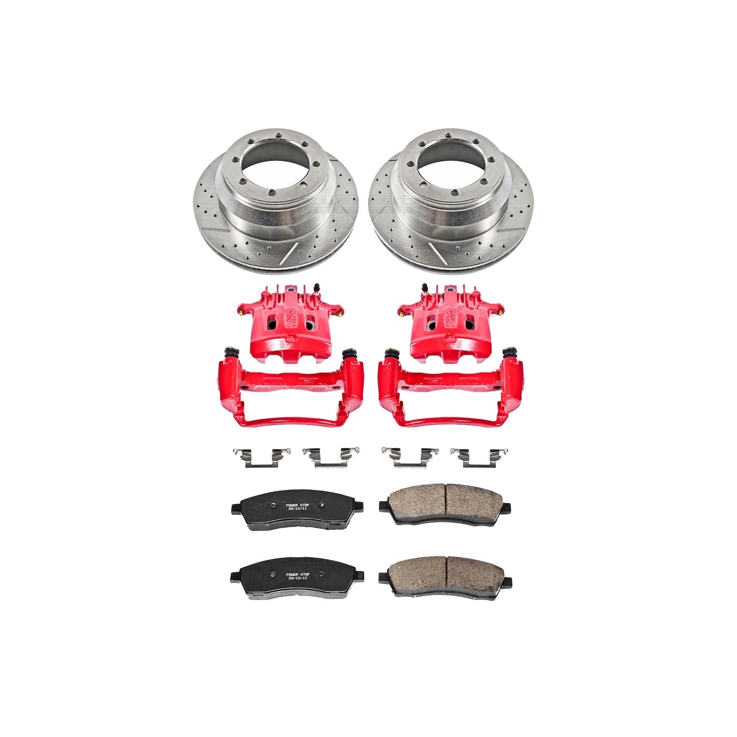 PowerStop Rear Z23 Evolution Sport Brake Kit w/ Calipers | Ford F-350 Super Duty (1999–2000) (KC1889)
