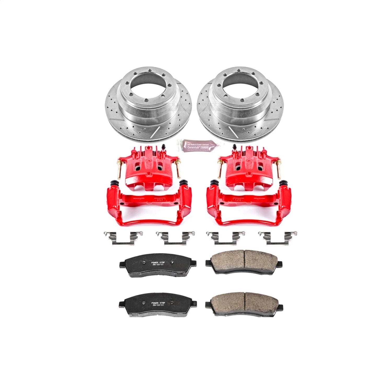 PowerStop Rear Z23 Evolution Sport Brake Kit w/ Calipers | Ford F-350 Super Duty (2000–2004) (KC1889A)