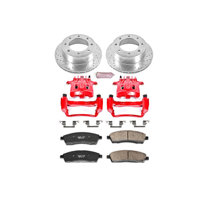 PowerStop Rear Z23 Evolution Sport Brake Kit w/ Calipers | Ford Excursion (KC1890)