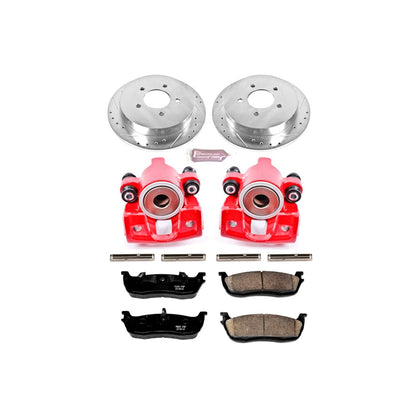 PowerStop Rear Z23 Evolution Sport Brake Kit w/ Calipers | Ford Expedition (2000–2002) (KC1913)