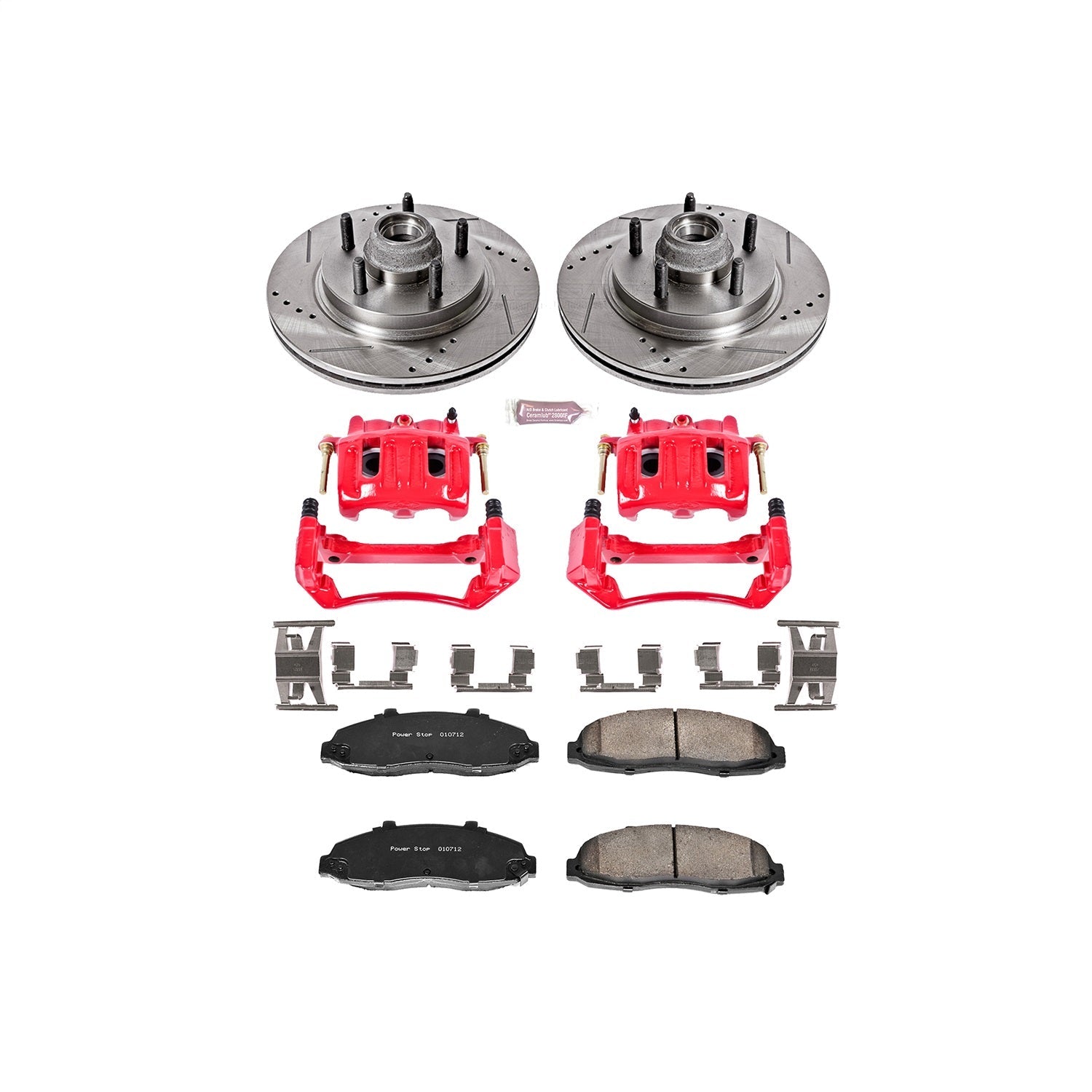 PowerStop Front Z23 Evolution Sport Brake Kit w/ Calipers | Ford F-150 (2000) (KC1914)