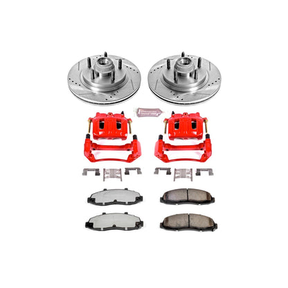 PowerStop Front Z36 Truck & Tow Kit w/ Calipers | 2002 Lincoln Blackwood (KC1914A-36)