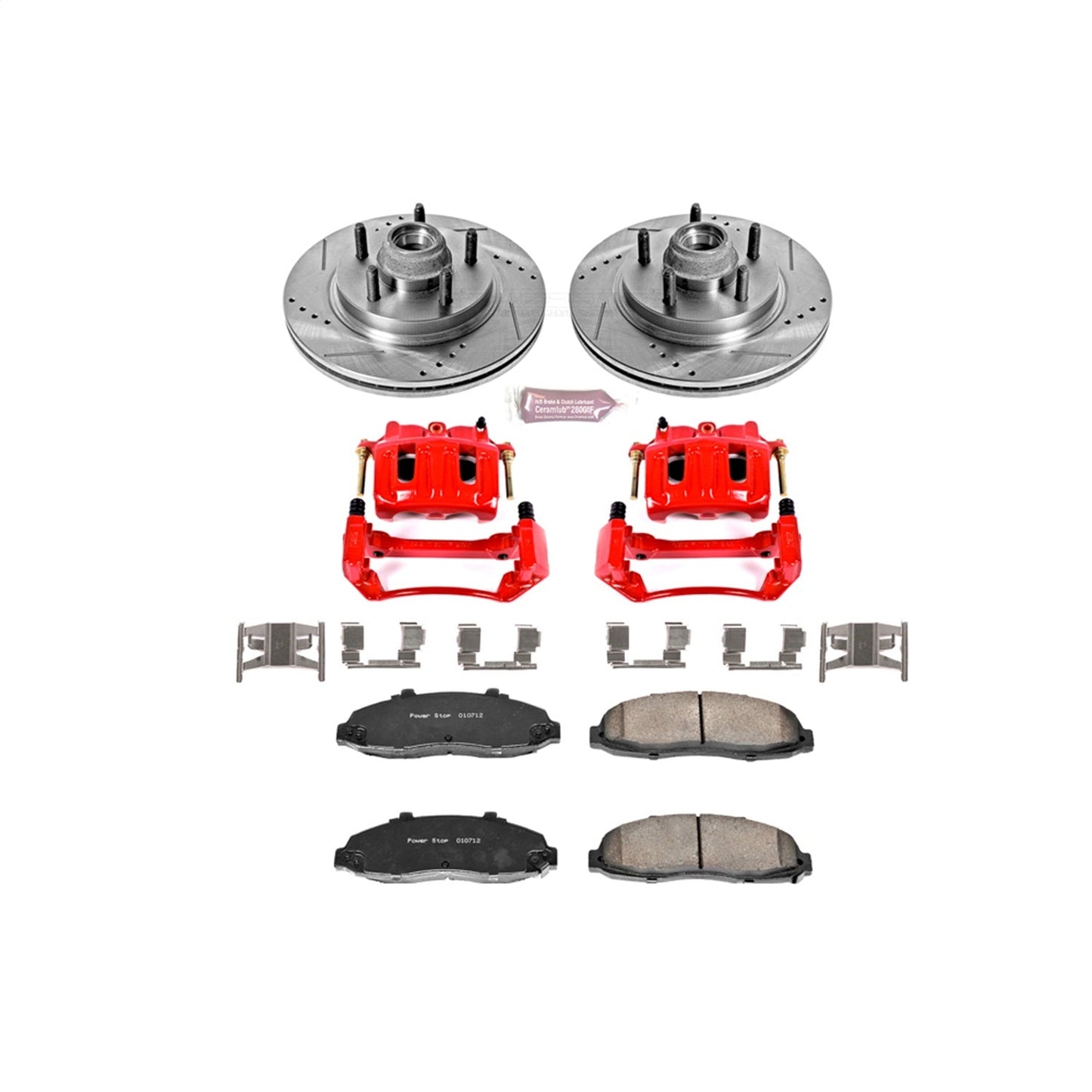 PowerStop Front Z23 Evolution Sport Brake Kit w/ Calipers | Ford F-150 (2000–2003) (KC1914A)