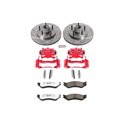 PowerStop Front Z36 Truck & Tow Kit w/ Calipers | Lincoln Navigator (2000–2002) (KC1916-36)