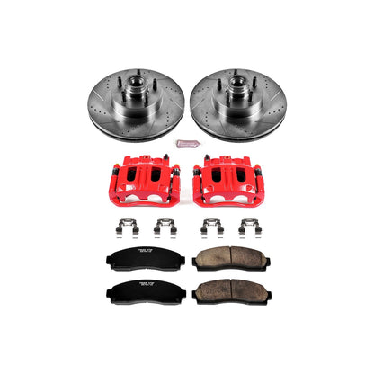 PowerStop Front Z23 Evolution Sport Brake Kit w/ Calipers | Ford Explorer Sport Trac (2003–2005) (KC1920A)
