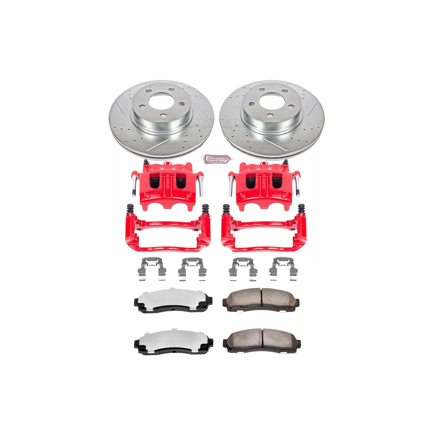 PowerStop Truck & Tow Brake Kit w/ Calipers | Ford Explorer Sport (2001–2003) (KC1923-36)