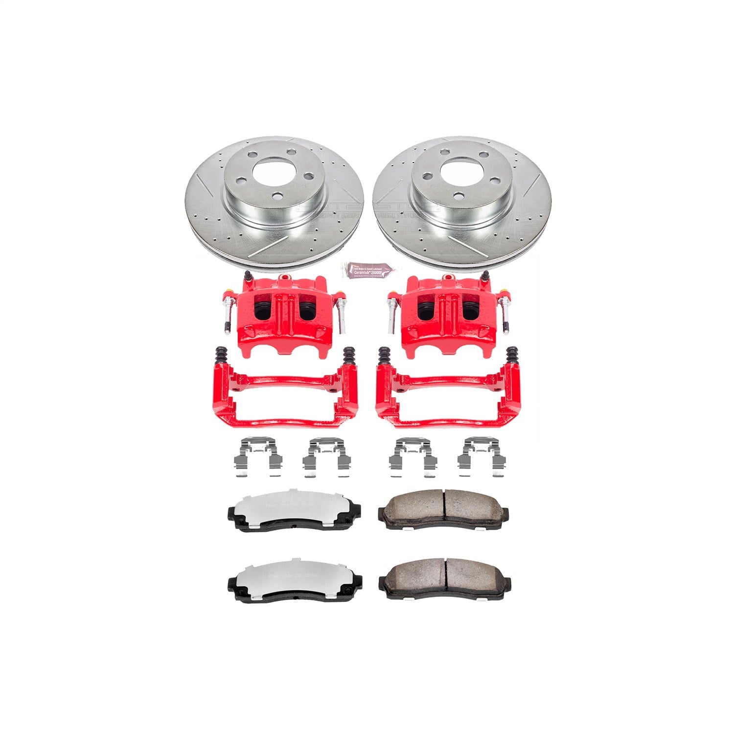PowerStop Truck & Tow Brake Kit w/ Calipers | Ford Explorer Sport (2001–2003) (KC1923-36)