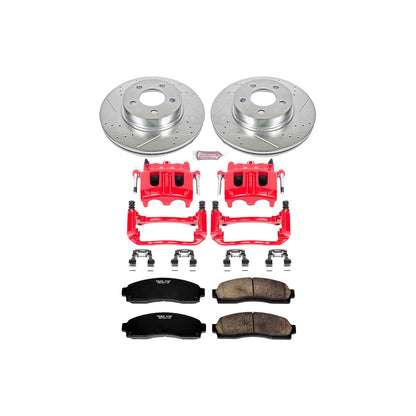 PowerStop Front Z23 Evolution Sport Brake Kit w/ Calipers | Ford Explorer Sport (2001–2003) (KC1923)
