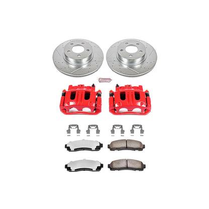 PowerStop Front Z36 Truck & Tow Brake Kit w/ Calipers | Ford Explorer Sport Trac (2003–2005) (KC1923A-36)