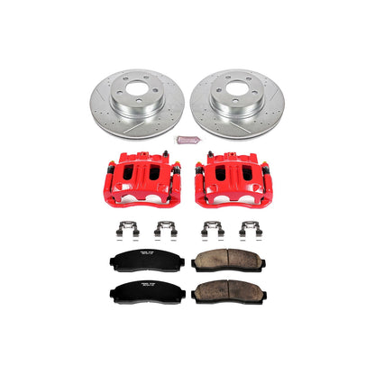 PowerStop Front Z23 Evolution Sport Brake Kit w/ Calipers | Ford Explorer Sport Trac (2003–2005) (KC1923A)