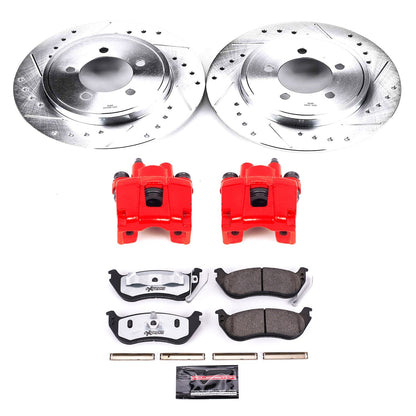 PowerStop Rear Z36 Truck & Tow Brake Kit w/ Calipers | Ford Explorer (2006–2010) (KC1929-36)