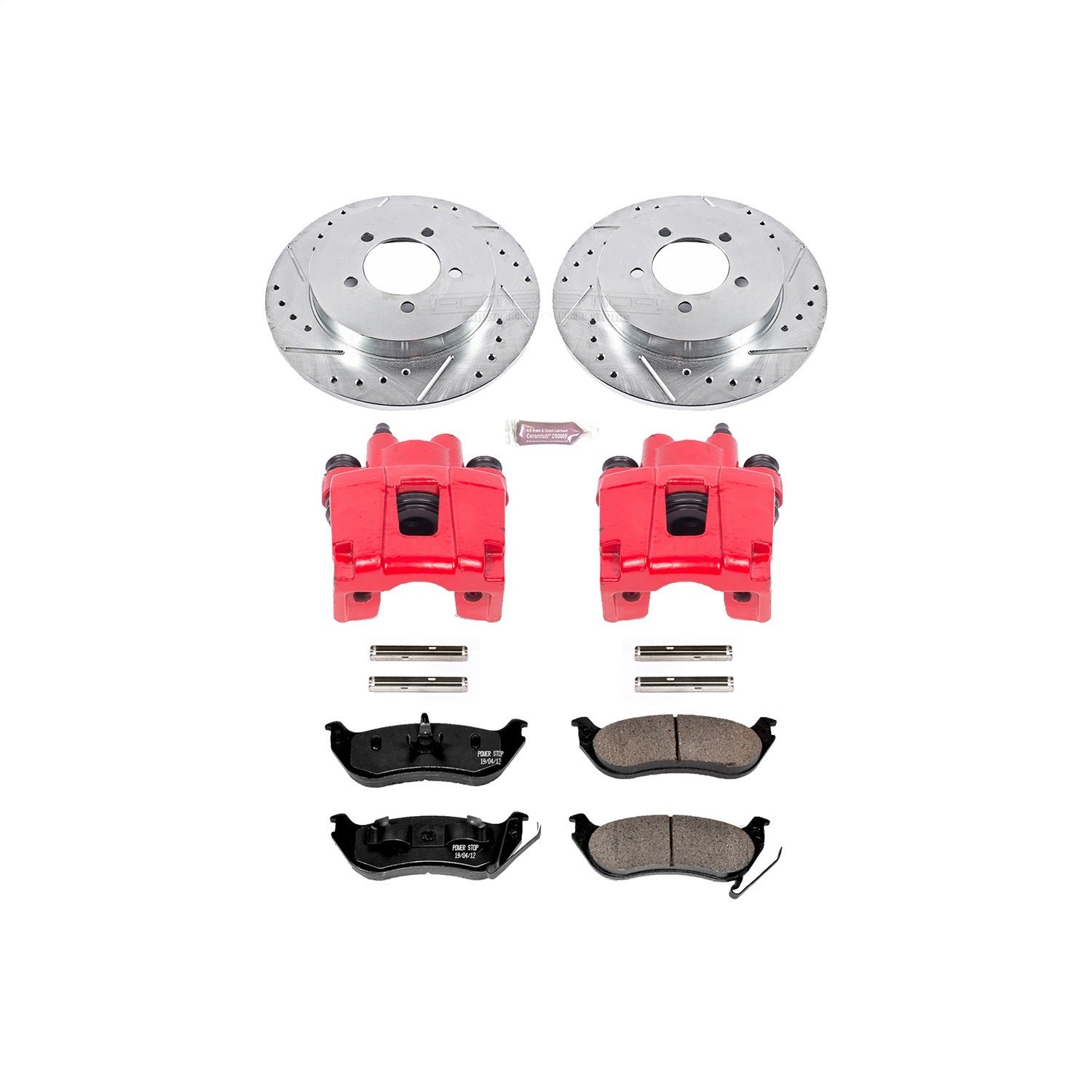 PowerStop Rear Z23 Evolution Sport Brake Kit w/ Calipers | Ford Explorer (2006–2010) (KC1929)