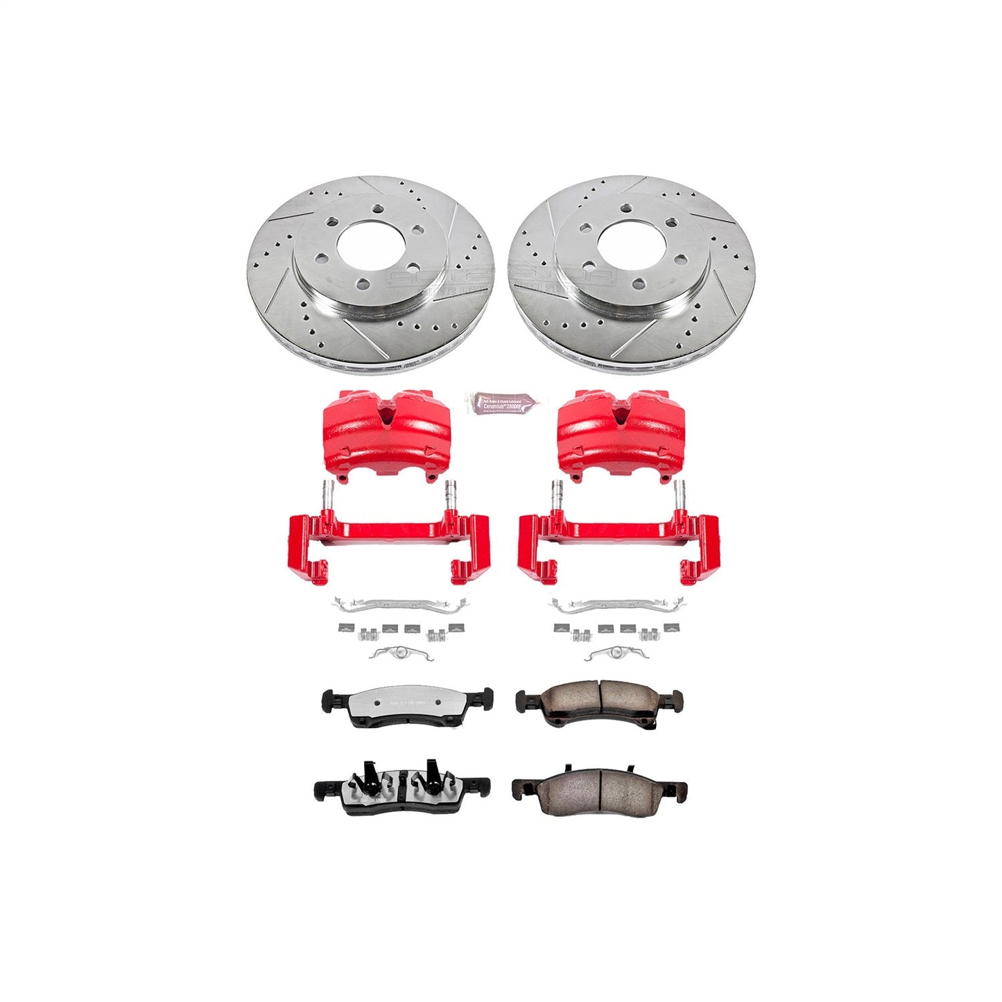 PowerStop Front Z36 Truck & Tow Kit w/ Calipers | Lincoln Navigator (2003–2006) (KC1933-36)