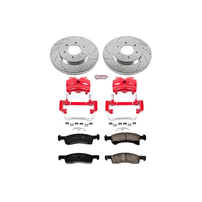 PowerStop Front Z23 Evolution Sport Brake Kit w/ Calipers | Ford Expedition (2002–2006) (KC1933)