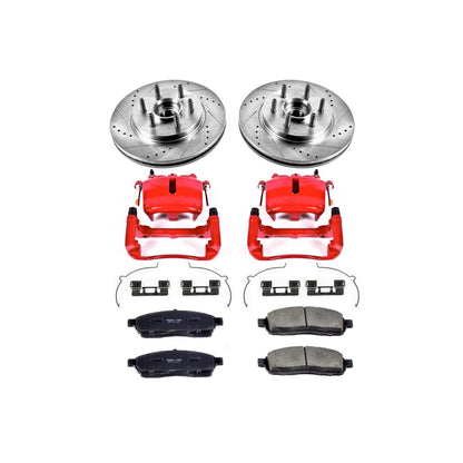 PowerStop Front Z23 Evolution Kit w/ Calipers | Ford F-150 (2005–2008) (KC1939A)