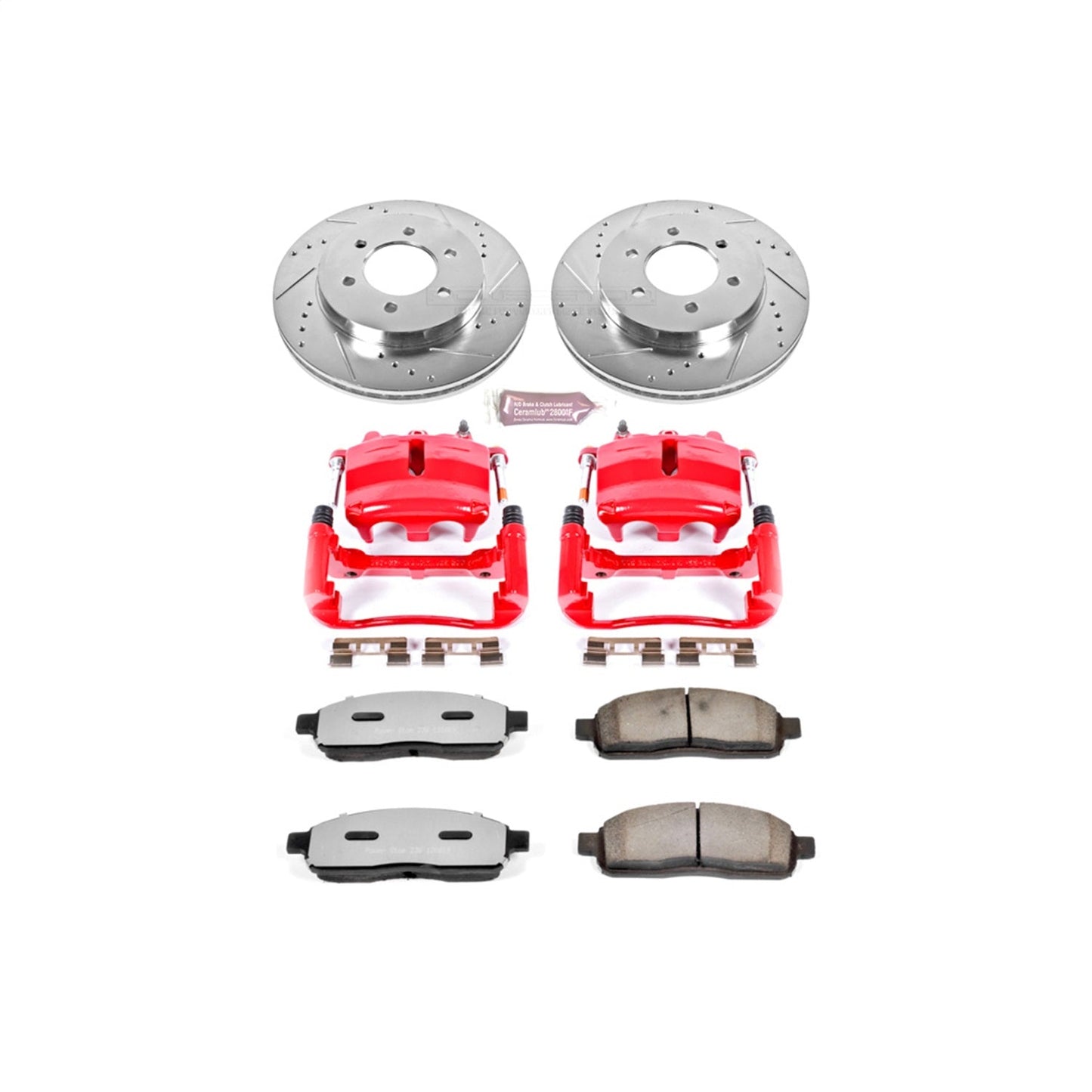 PowerStop Front Z36 Truck & Tow Kit w/ Calipers | Ford F-150 (2004) (KC1943-36)
