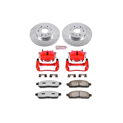 PowerStop Front Z36 Truck & Tow Kit w/ Calipers | Lincoln Mark LT (2006–2008) (KC1943A-36)