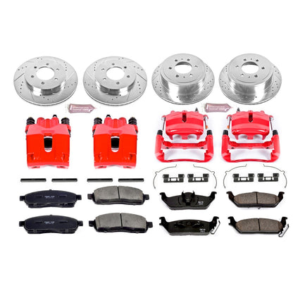 PowerStop Front & Rear Z23 Evolution Sport Brake Kit w/ Calipers | Ford F-150 (2004) (KC1944)