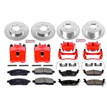 PowerStop Front & Rear Z23 Evolution Sport Brake Kit w/ Calipers | Ford F-150 (2005–2008) (KC1944A)