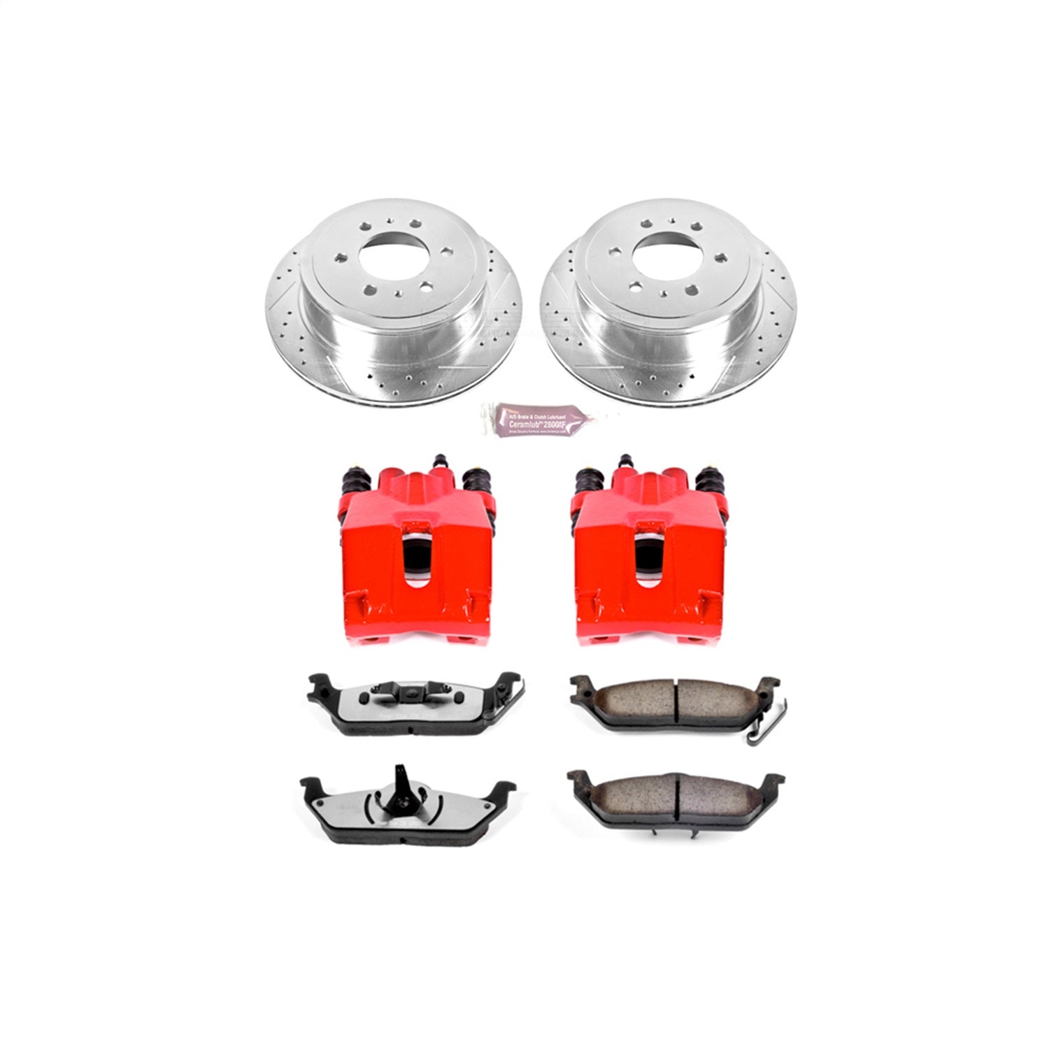 PowerStop Rear Z36 Truck & Tow Brake Kit w/ Calipers | Ford F-150 (2004–2011) (KC1950-36)