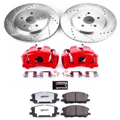 PowerStop Front Z36 Truck & Tow Brake Kit w/ Calipers | Lexus RX330 (2004–2006) (KC196-36)