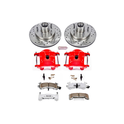 PowerStop Front Z26 Street Warrior Brake Kit w/ Calipers | Chevrolet Blazer (1995–1997) (KC1985-26)