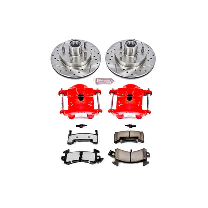 PowerStop Front Z36 Truck & Tow Brake Kit w/ Calipers | Chevrolet Blazer (1995–1997) (KC1985-36)